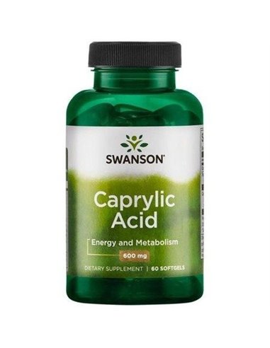 Acid caprilic 600mg, 60 capsule