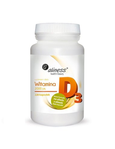 Vitamina D3 2000IU, 120 capsule