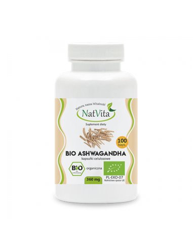 Ashwagandha Bio 360 mg, 100 capsule