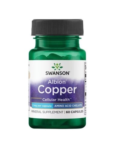 Cupru 2 mg, 60 capsule (Swanson)