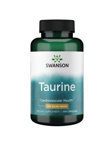 Taurină 500 mg, 100 capsule