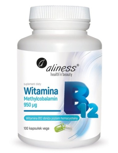 Vitamina B12 Metilcobalamină 950 µg, 100 capsule